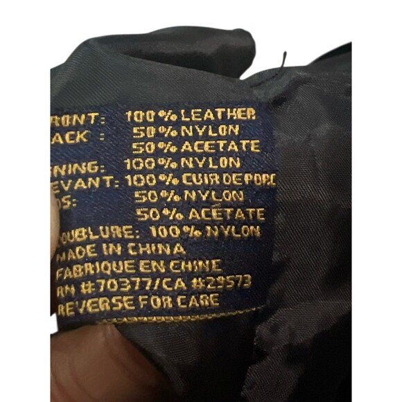 Vintage Black Suede Leather Vest REPP XLT - Picture 6 of 6